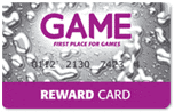GAME Reward Card