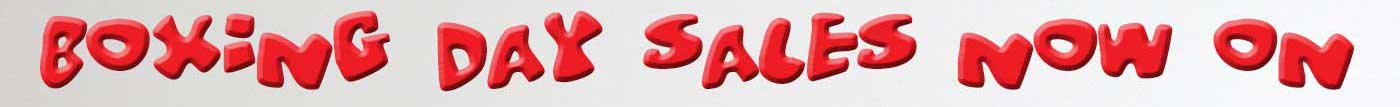 Boxing Day sales splash