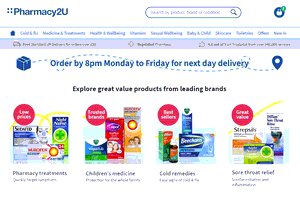 Preview 2 of the Pharmacy2U website