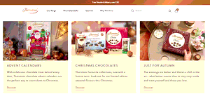 Preview 2 of the Thorntons website