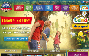 Preview 3 of the Alton Towers website