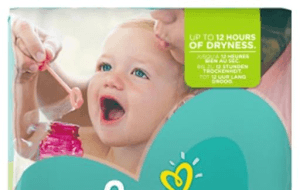 Preview 3 of the Pampers website