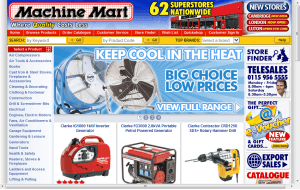10% off with Machine Mart Discount Voucher Codes