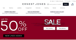 Preview 2 of the Ernest Jones website
