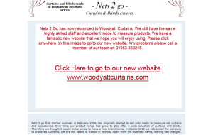 Preview 3 of the Woodyatt Curtains website