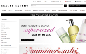 Preview 3 of the Beauty Expert website