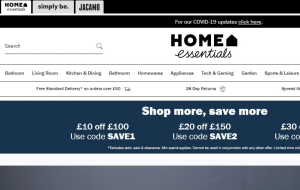 Preview 2 of the Home Essentials website