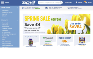 Preview 2 of the ZipVit website