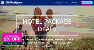 Preview 2 of the Best Western Hotels website