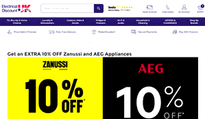 Preview 2 of the Electrical Discount UK website