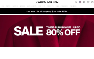 Preview 3 of the Karen Millen website