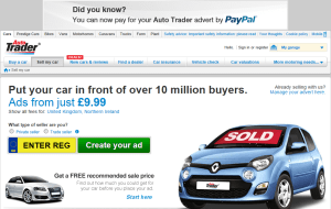 Preview 3 of the Auto Trader website