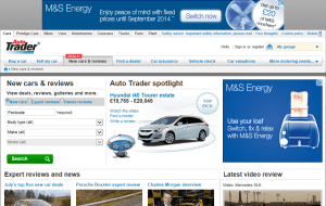 Preview 2 of the Auto Trader website