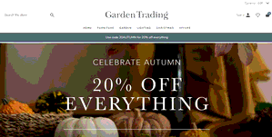 Preview 2 of the Garden Trading website