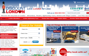 Preview 2 of the Discount London website