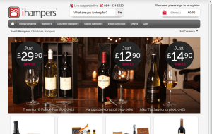 Preview 3 of the iHampers website
