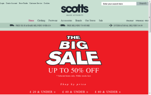 Preview 3 of the Scotts website