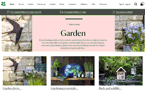 Preview 2 of the National Trust Online Shop website