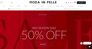 Preview 2 of the Moda In Pelle website