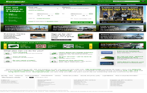Preview 2 of the Europcar website