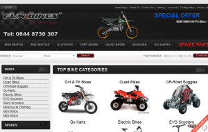 Preview 2 of the Fun Bikes website