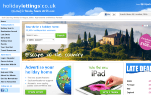 Preview 2 of the Holiday Lettings website