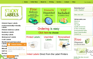 Preview 3 of the Sticky Labels website