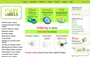 Preview 2 of the Sticky Labels website