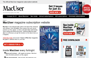 Preview 2 of the MacUser Magazine website