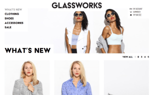 Preview 3 of the Glassworks website