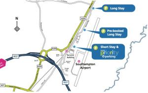 Preview 2 of the Southampton Airport Parking website
