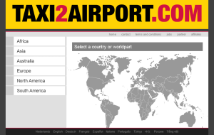 Preview 2 of the Taxi 2 Airport website