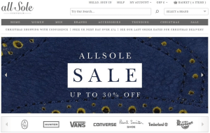 Preview 4 of the AllSole website