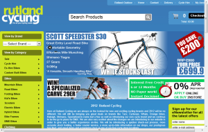 Preview 2 of the Rutland Cycling website
