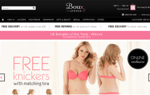 Preview 3 of the Boux Avenue website