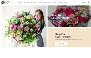 Preview 2 of the Flower Station website