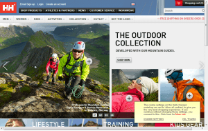 Preview 3 of the Helly Hansen website