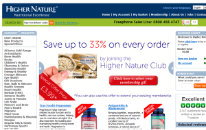 Preview 3 of the Higher Nature website