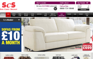 Preview 2 of the ScS Sofas website