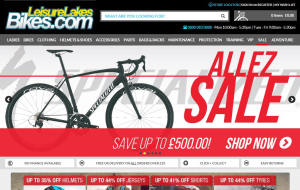 Preview 2 of the Leisure Lakes Bikes website
