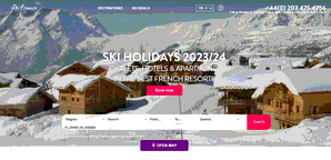 Preview 2 of the Ski France website