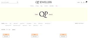Preview 2 of the QP Jewellers website