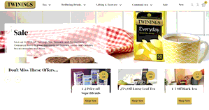 Preview 2 of the Twinings website