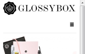Preview 3 of the Glossy Box website
