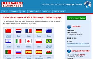 Preview 3 of the Linkword Languages website