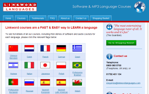 Preview 2 of the Linkword Languages website