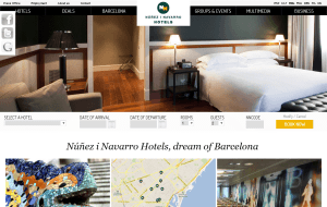 Preview 2 of the NN Hotels website