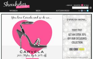 Preview 2 of the Shoeaholics website