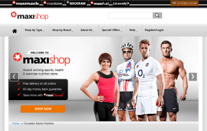 Preview 2 of the Maxi Shop website