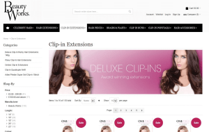 Preview 3 of the Beauty Works website